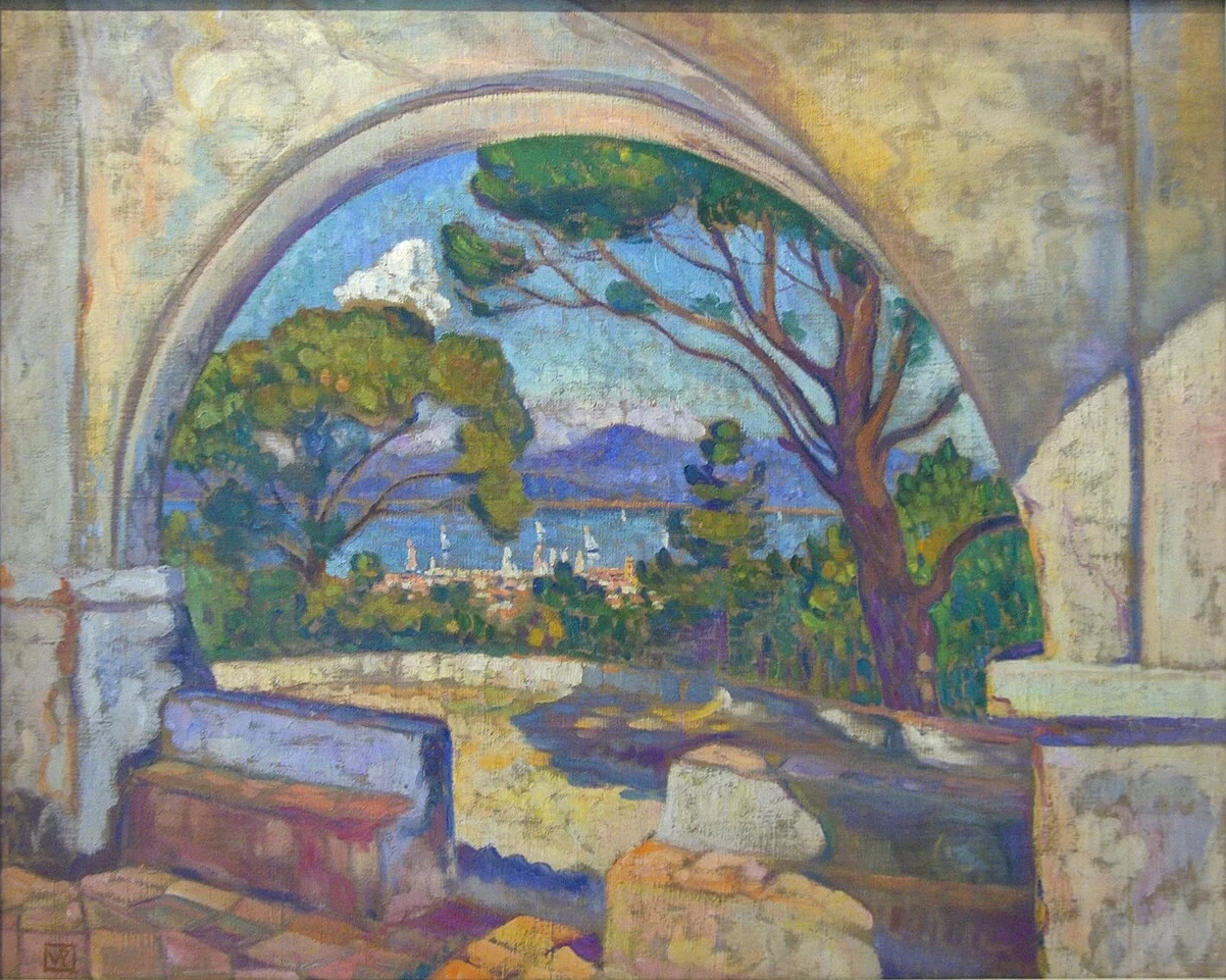Veduta della cappella Sainte - Anne, intorno al 1910, Saint, Tropez, Museo dell'Annonciade